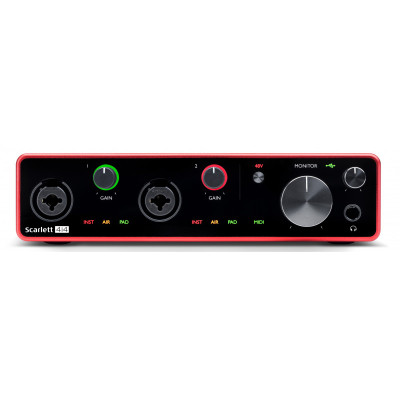 Аудиоинтерфейс FOCUSRITE Scarlett 4i4 3rd Gen Аудиоинтерфейс FOCUSRITE Scarlett 4i4 3rd Gen