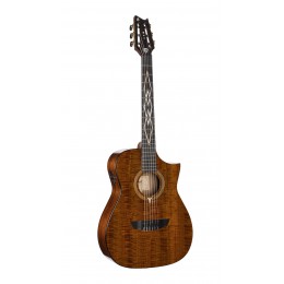 LUXE-NYLON-BR Frank Gambale Luxe Series Классическая гитара со звукоснимателем, с чехлом, Cort LUXE-NYLON-BR Frank Gambale Luxe Series Классическая гитара со звукоснимателем, с чехлом, Cort