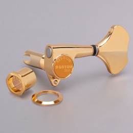 GB350-GG-L2+R2 Колки для бас-гитары 2+2, золото, Gotoh