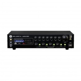 SHOW MPA-120RS - трансляц. система 120Вт,DC24В,25/70/100В, MP3-плеер,4micline+aux, 4 зоны SHOW MPA-120RS - трансляц. система 120Вт,DC24В,25/70/100В, MP3-плеер,4micline+aux, 4 зоны