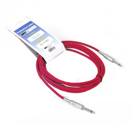 INVOTONE ACI1302/R - инструментальный кабель, 6,3 джек моно <-> 6,3 джек моно, длина 2 м (красный) INVOTONE ACI1302/R - инструментальный кабель, 6,3 джек моно <-> 6,3 джек моно, длина 2 м (красный)