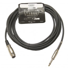 INVOTONE ACM1005/BK - микрофонный кабель, 6,3 джек моно - XLR (мама), 5 метров (черный) INVOTONE ACM1005/BK - микрофонный кабель, 6,3 джек моно - XLR (мама), 5 метров (черный)