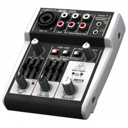 BEHRINGER 302USB - 5-вход. микшерный пульт, с микрофонными предусилит. XENYX, USB/аудио интерфейсом BEHRINGER 302USB - 5-вход. микшерный пульт, с микрофонными предусилит. XENYX, USB/аудио интерфейсом