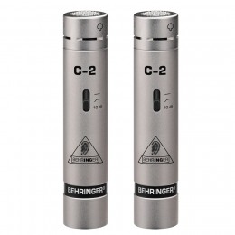 BEHRINGER C-2 - микрофоны (пара),20 Hz - 20 kHz,конденсатор,для студийной или концертной работы BEHRINGER C-2 - микрофоны (пара),20 Hz - 20 kHz,конденсатор,для студийной или концертной работы