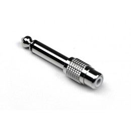 INVOTONE AD160 - переходник RCA <> джек 6,35 мм моно, корпус металл INVOTONE AD160 - переходник RCA <> джек 6,35 мм моно, корпус металл