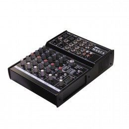 INVOTONE MX6FX - микшерный пульт 2 микрофонных входа XLR и балансный Jack, 2 стерео входа INVOTONE MX6FX - микшерный пульт 2 микрофонных входа XLR и балансный Jack, 2 стерео входа