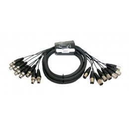 INVOTONE SNX85 - аудио мультикорная система веерный хвост, 8 XLR MALE*8 XLR FEMALE, длина 5 метров INVOTONE SNX85 - аудио мультикорная система веерный хвост, 8 XLR MALE*8 XLR FEMALE, длина 5 метров