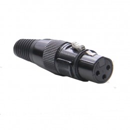INVOTONE XLR3F300 - разъём XLR 3Р, кабельный, мама, корпус металл/ пластик INVOTONE XLR3F300 - разъём XLR 3Р, кабельный, мама, корпус металл/ пластик