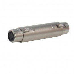 INVOTONE AD353 - переходник 5P XLR мама <>3P XLR мама, корпус металл INVOTONE AD353 - переходник 5P XLR мама <>3P XLR мама, корпус металл