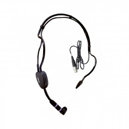 INVOTONE HM38 - миниатюрная конденсаторная головная гарнитура, разъем мини-XLR INVOTONE HM38 - миниатюрная конденсаторная головная гарнитура, разъем мини-XLR