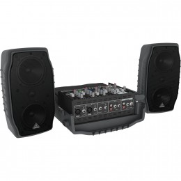 BEHRINGER PPA200 - портатив.система звукоусил.,150 Вт, 5 каналов,,эффекты,эквалайзер, микрофон+кабе BEHRINGER PPA200 - портатив.система звукоусил.,150 Вт, 5 каналов,,эффекты,эквалайзер, микрофон+кабе