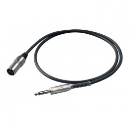 PROEL BULK230LU10 - микрофонный. кабель, 6.3 джек стерео <-> XLR (папа), длина - 10 м PROEL BULK230LU10 - микрофонный. кабель, 6.3 джек стерео <-> XLR (папа), длина - 10 м
