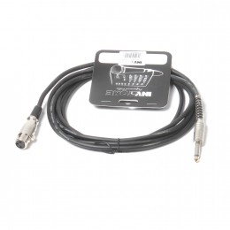 INVOTONE ACM1003/BK - микрофонный кабель , 6,3 джек моно <-> XLR (мама), длина 3 м (черный) INVOTONE ACM1003/BK - микрофонный кабель , 6,3 джек моно <-> XLR (мама), длина 3 м (черный)