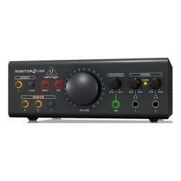 BEHRINGER MONITOR2USB - мониторный контроллер, 3 выхода на мониторы BEHRINGER MONITOR2USB - мониторный контроллер, 3 выхода на мониторы