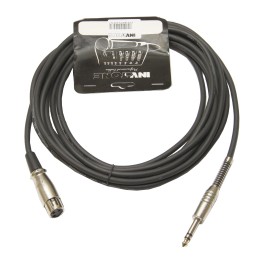 INVOTONE ACM1005FS/BK - микрофонный кабель 6.3 джек стерео <-> XLR (мама), длина 5м (черный) INVOTONE ACM1005FS/BK - микрофонный кабель 6.3 джек стерео <-> XLR (мама), длина 5м (черный)