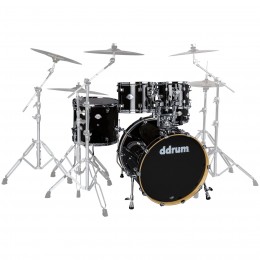 DDRUM DM B 522 MB - ударная установка ,10'-12'-16'-22'-13х7' (без Hardware) , цвет Black Wrap (1 кор DDRUM DM B 522 MB - ударная установка ,10'-12'-16'-22'-13х7' (без Hardware) , цвет Black Wrap (1 кор