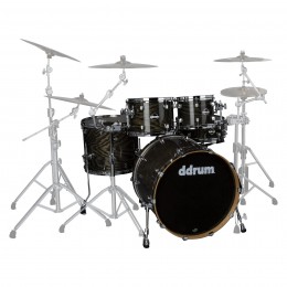 DDRUM DM ASH 522 TBK - ударная установка ,10'-12'-16'-22'-14х5.5' (без Hardware) , цвет чёрный гляне DDRUM DM ASH 522 TBK - ударная установка ,10'-12'-16'-22'-14х5.5' (без Hardware) , цвет чёрный гляне