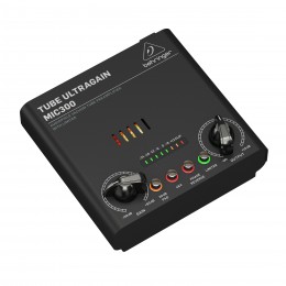 BEHRINGER MIC300 - ламповый предусилитель, лампа 12AX7, Pad, встроенный лимитер /+48В BEHRINGER MIC300 - ламповый предусилитель, лампа 12AX7, Pad, встроенный лимитер /+48В