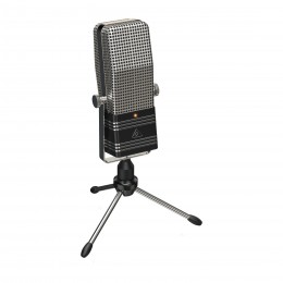 BEHRINGER BV44 - конденсаторный USB-микрофон,
50 Гц - 17 кГц, 16 бит / 48 кГц, USB тип С BEHRINGER BV44 - конденсаторный USB-микрофон,
50 Гц - 17 кГц, 16 бит / 48 кГц, USB тип С
