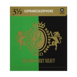 RICO RGC10SSX350 - трости для саксофона сопрано - 3.5 (10шт) RICO RGC10SSX350 - трости для саксофона сопрано - 3.5 (10шт)