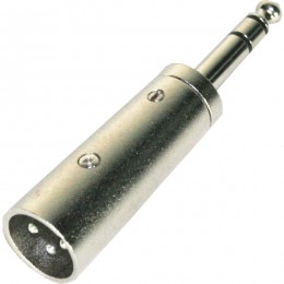 INVOTONE AD330 - переходник 3P XLR папа <>6.35мм стерео джек папа, корпус металл INVOTONE AD330 - переходник 3P XLR папа <>6.35мм стерео джек папа, корпус металл