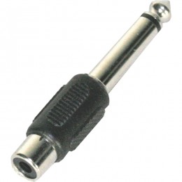 INVOTONE AD210 - переходник RCA мама <>6.35мм моно джек папа, корпус пластик INVOTONE AD210 - переходник RCA мама <>6.35мм моно джек папа, корпус пластик