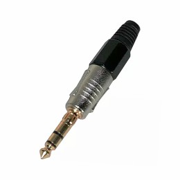 INVOTONE J150S - джек стерео, кабельный, 6.3 мм, 'золото', корпус металл/ пластик INVOTONE J150S - джек стерео, кабельный, 6.3 мм, 'золото', корпус металл/ пластик