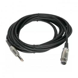 INVOTONE ACM1006/BK - микрофонный кабель, 6,3джек моно <-> XLR (мама), длина 6 м (черный) INVOTONE ACM1006/BK - микрофонный кабель, 6,3джек моно <-> XLR (мама), длина 6 м (черный)