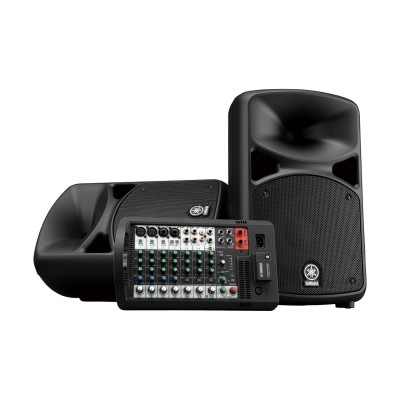 YAMAHA STAGEPAS 600BT - звукоусилительный комплект: два сателита + активный микшер 2 х 340 Вт YAMAHA STAGEPAS 600BT - звукоусилительный комплект: два сателита + активный микшер 2 х 340 Вт