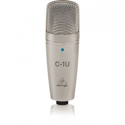 BEHRINGER C-1U - конденсаторный микрофон со встроенным USB аудиоинтерфейсом