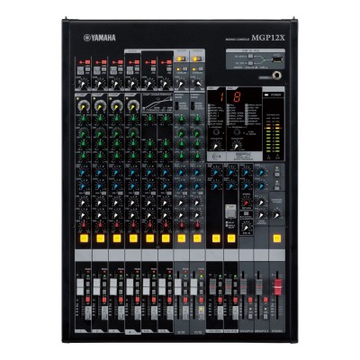 YAMAHA MGP12X - микшерный пульт, 6 микр.входов с фант.питанием,12лин. входов,вход для IPod, IPhone