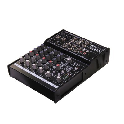 INVOTONE MX6FX - микшерный пульт 2 микрофонных входа XLR и балансный Jack, 2 стерео входа INVOTONE MX6FX - микшерный пульт 2 микрофонных входа XLR и балансный Jack, 2 стерео входа