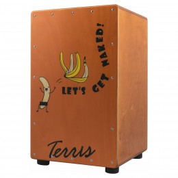 TERRIS Exclusive BANANA - Кахон с подструнником