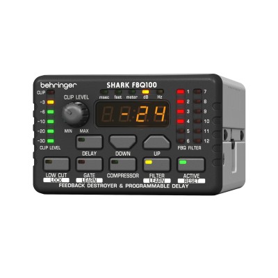 BEHRINGER FBQ100 - подавитель обрат.связи,один канал,встроенный микр. предусилитель, линия задержки BEHRINGER FBQ100 - подавитель обрат.связи,один канал,встроенный микр. предусилитель, линия задержки